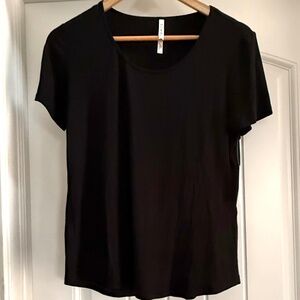 Soma Cool Nights Black Sleep Shirt Size S NWT (Top Only)